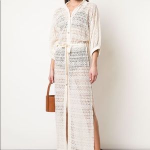 Cynthia Rowley Sirena sheer beach cover-up